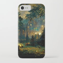 Walking through the fairy forest iPhone Case
