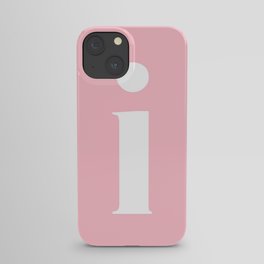 i (WHITE & PINK LETTERS) iPhone Case