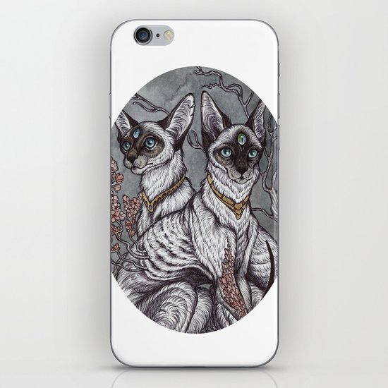 Gift of Sight art print iPhone & iPod Skin