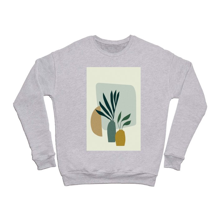 Botanical Green Crewneck Sweatshirt