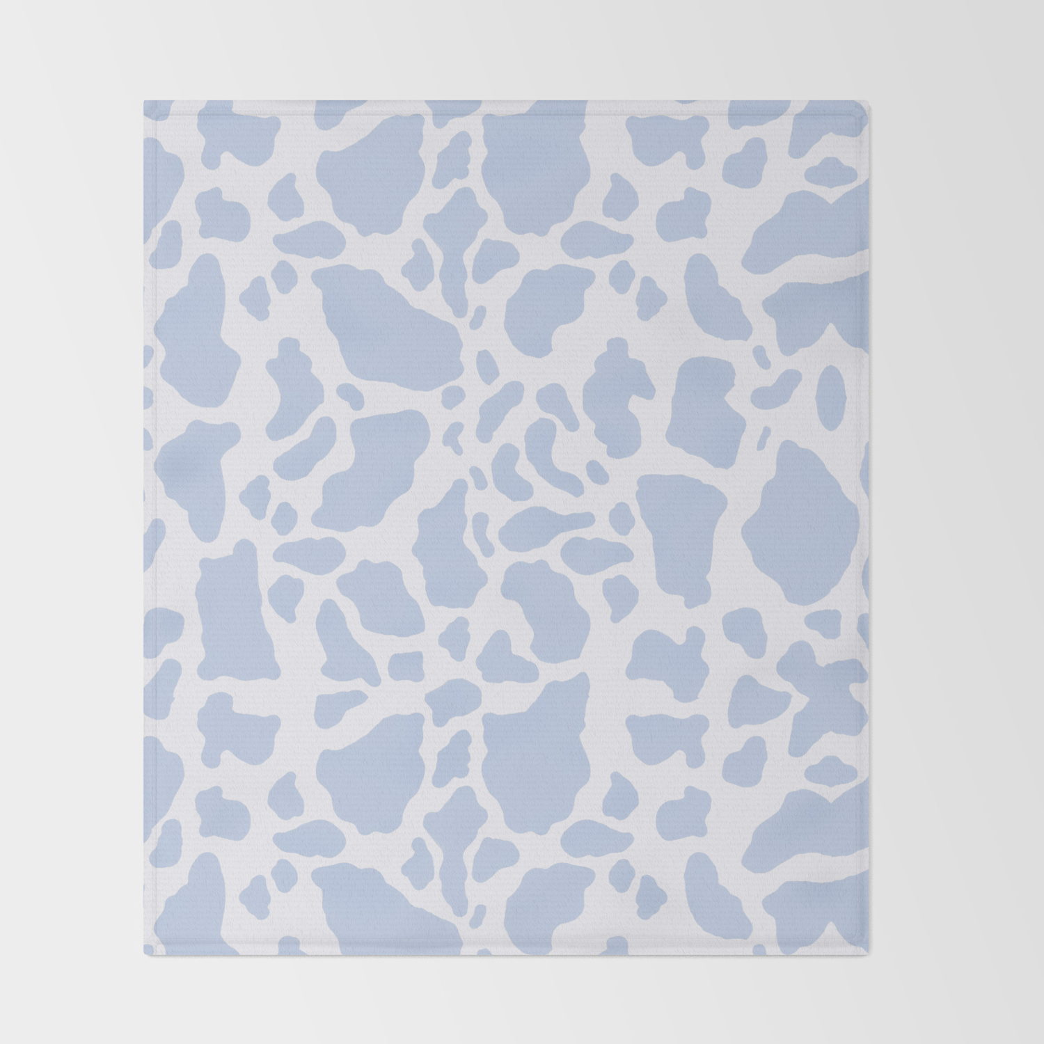Blue Cow Print Throw Blanket By Loolyelzayat Society6