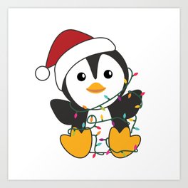christmas penguin art prints to Match Any Home's Decor | Society6