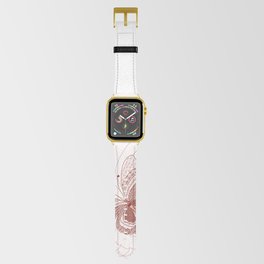 peach butterfly Apple Watch Band