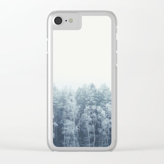 Frosty feelings Clear iPhone Case
