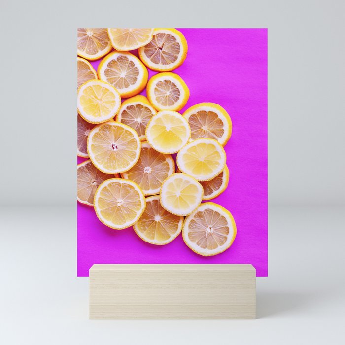 pink lemonade Mini Art Print