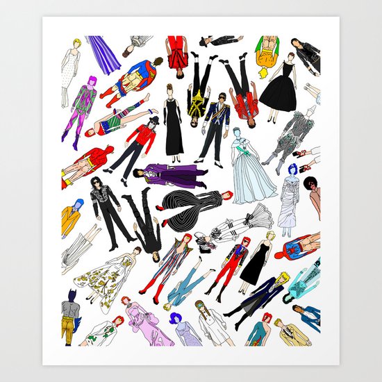 Costume Party 1 Art Print