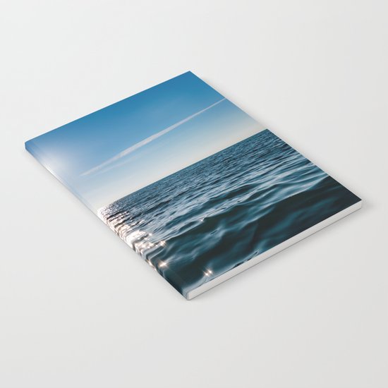 Sea Blue Sky sun Notebook