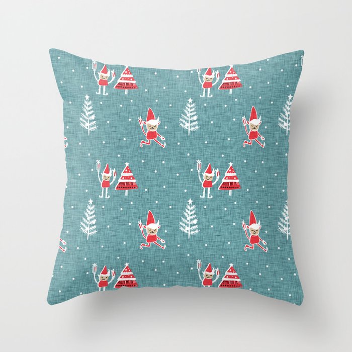 Blue holiday pillows online