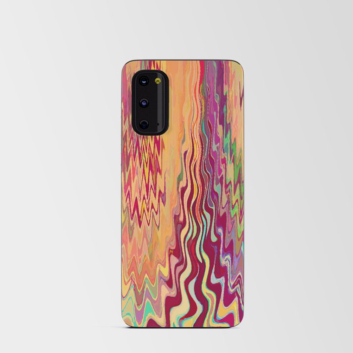 Colorful Liquid Paint Flow Android Card Case