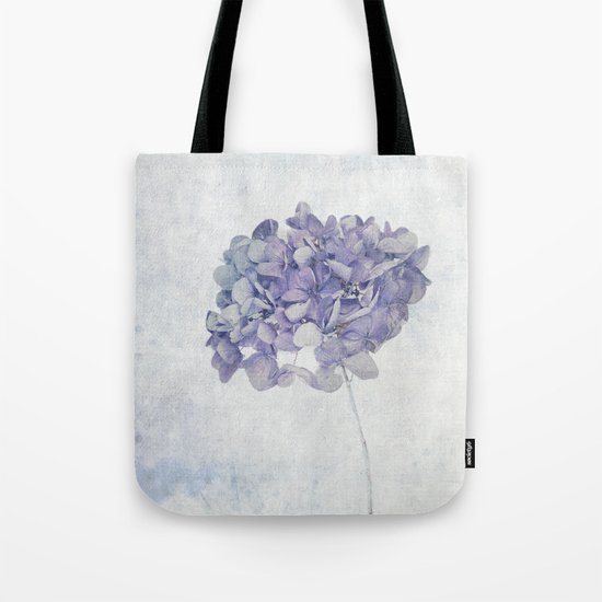 Blue Vintage Hydrangea Tote Bag
