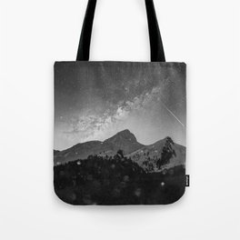 The Mountains - Black & White Tote Bag