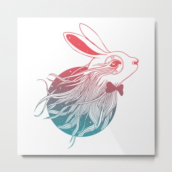 Dreaming Down the Rabbit Hole Metal Print