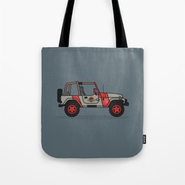 Jurassic Park Jeep Tote Bag