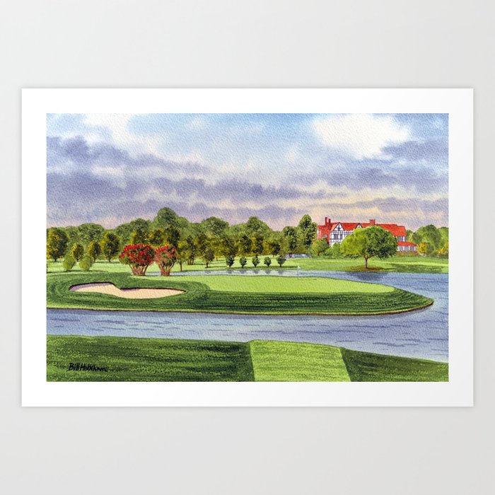 East Lake Golf Course Atlanta GA 15th Hole Art Print