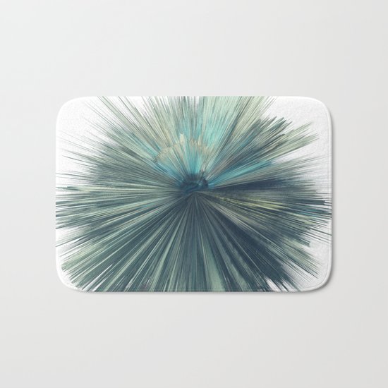 Green star Bath Mat