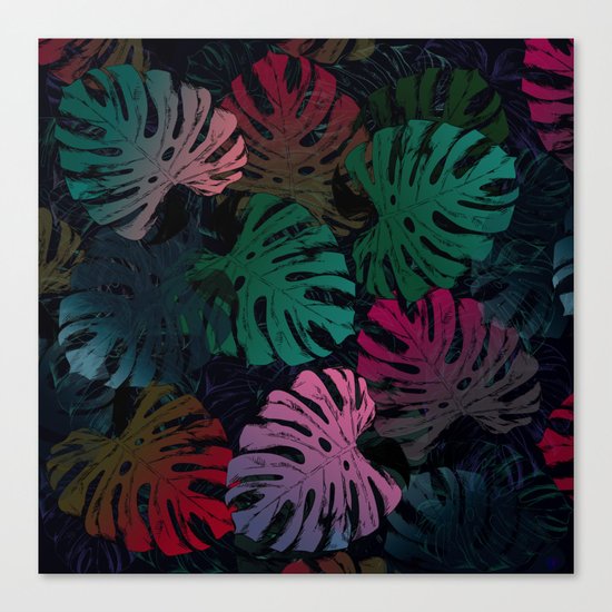 Dark tropics Canvas Print
