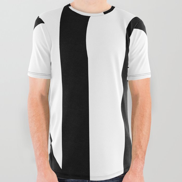 Black and white modern art All Over Graphic Tee