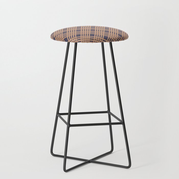 Geometric Diamond Shaped  Bar Stool