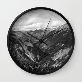 MOUNTAIN LANDSCAPE III Wall Clock