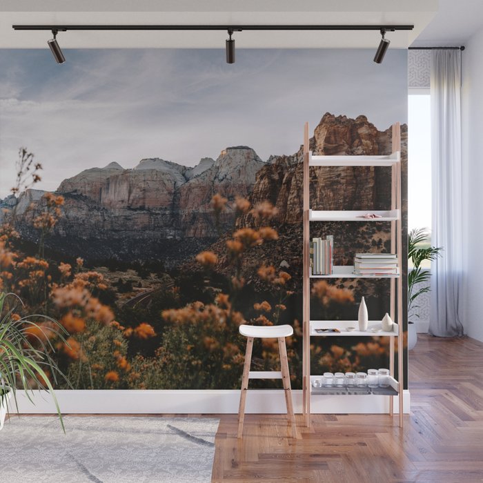 Zion Canyon through the Flora Wall Mural