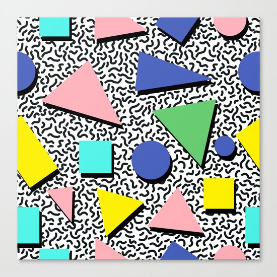 Memphis pattern 5 Canvas Print