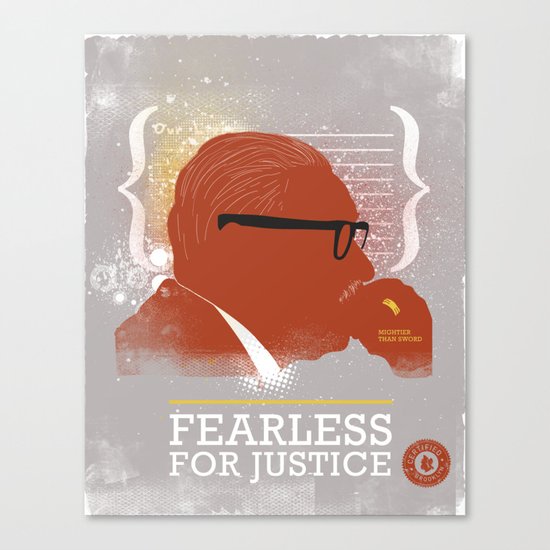 FEARLESS: For Justice Canvas Print