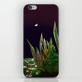 Plants and a Lonely Moth iPhone Skin