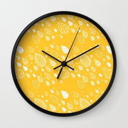 Fluvvia Amarello Wall Clock
