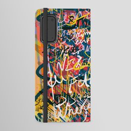 Graffiti Pop Art Writings Music by Emmanuel Signorino Android Wallet Case