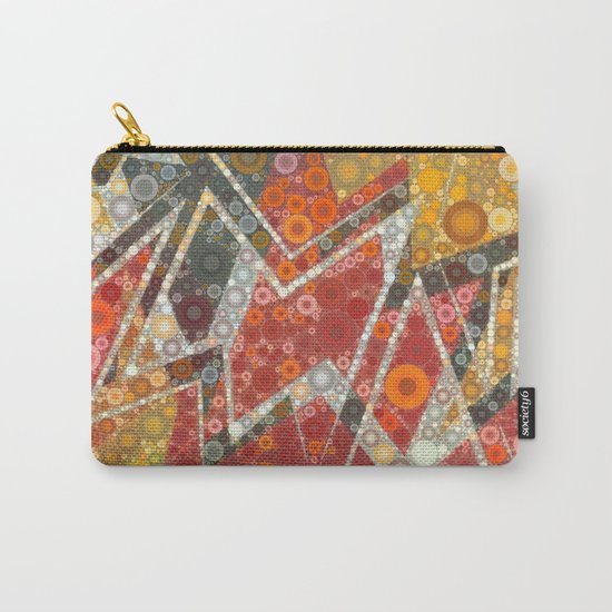 Terracotta Bubbles Carry-All Pouch