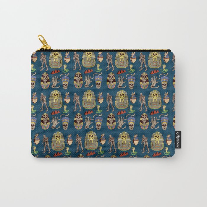 Mummy Death Pattern Carry-All Pouch