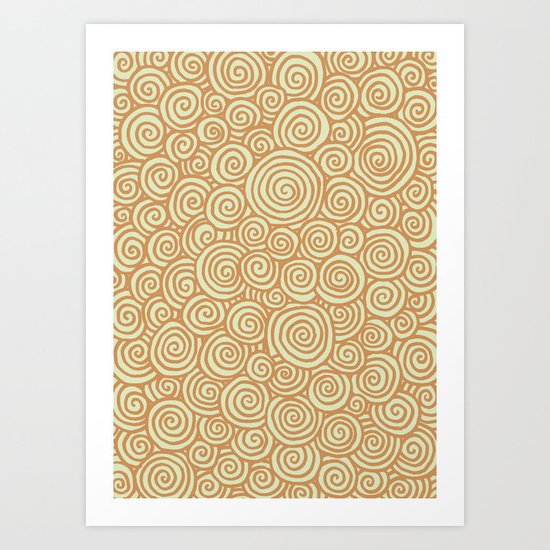 Spirals Art Print
