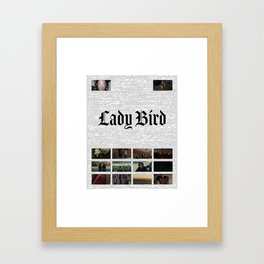 Lady Bird Movie Poster Framed Art Print