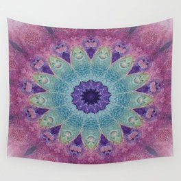 Delicate Flower Mandala Wall Tapestry
