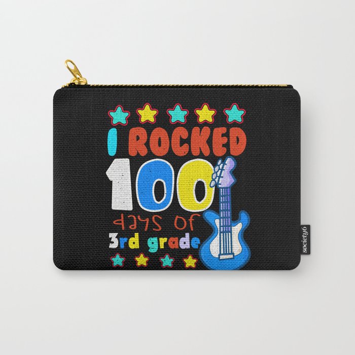 Days Of School 100th Day Rocked 100 3rd Grader Carry-All Pouch