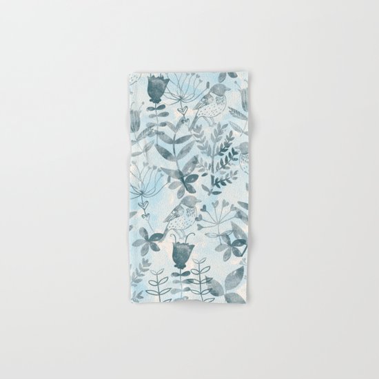 Watercolor Botanical Garden IV Hand & Bath Towel
