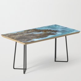 Sea Palms and Waves Coffee Table