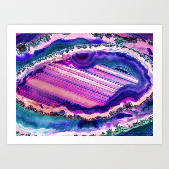 Agate Trend Art Print