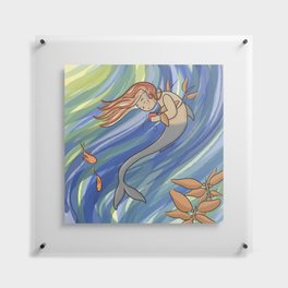 Mermaid & Garibaldi Floating Acrylic Print