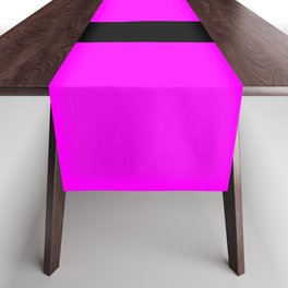 D MONOGRAM (BLACK & FUCHSIA) Table Runner