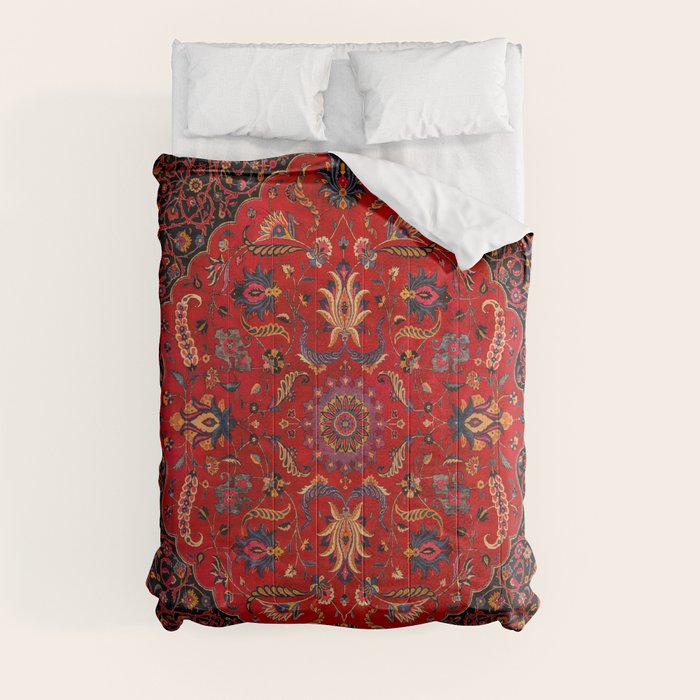 Antique Persian Rug Comforter by 64ColorLiving Society6