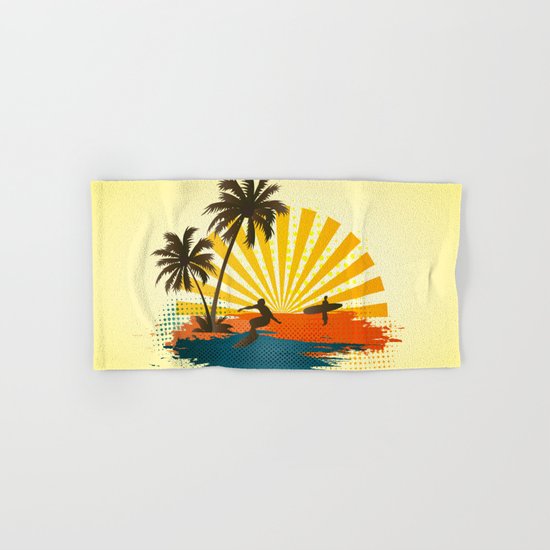 Surfers Hand & Bath Towel