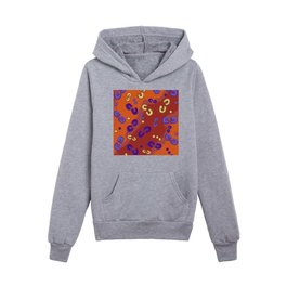 Authentic Aboriginal Artwork - Cooroboree 2  Kids Pullover Hoodies