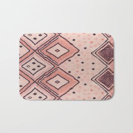 Neutral Nomad: Heritage Moroccan Geometric Artistry Bath Mat
