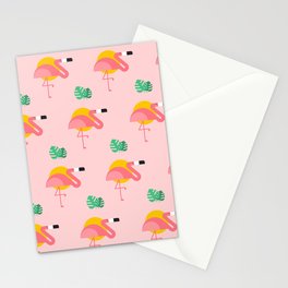 Pink Flamingo Stationery Cards
