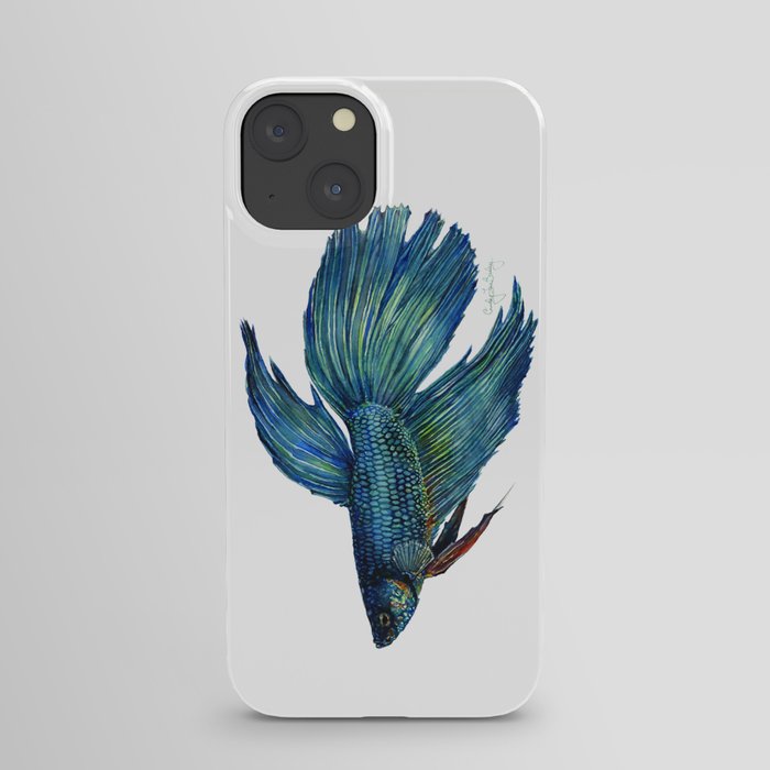 Mortimer the Betta Fish iPhone Case