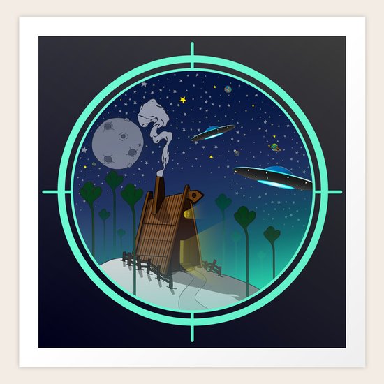 The Visit Art Print