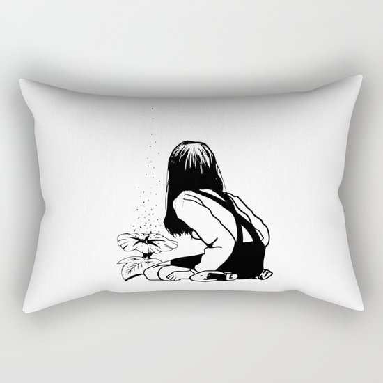 Morning glory Rectangular Pillow