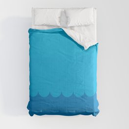 Elements - WATER - plain and simple Comforter
