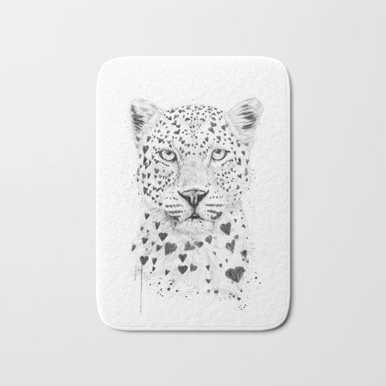 Lovely leopard Bath Mat
